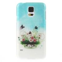Кейс для Samsung Galaxy S5 Shiny Flowers