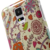 Кейс для Samsung Galaxy S5 Birds and Flowers