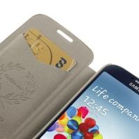 Чехол книжка для Samsung Galaxy K Zoom коричневый
