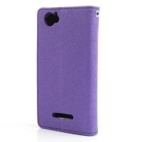 Flip чехол для Sony Xperia M фиолетовый