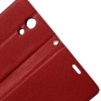 Flip чехол книжка для Sony Xperia ZR красный
