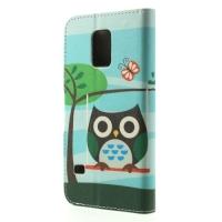 Чехол книжка для Samsung Galaxy S5 mini Fancy Owl