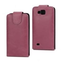 Кожаный чехол книжка для Samsung Galaxy Premier розовый