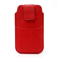 Чехол-футляр для смартфона красный цвет Velcro Pouch