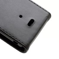 Кожаный чехол для Sony Xperia V черный