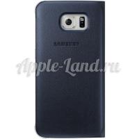 Оригинальный чехол S View Cover для Samsung Galaxy S6 - чёрный