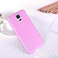 Ультратонкий пластиковый чехол для Samsung Galaxy S5 mini розовый