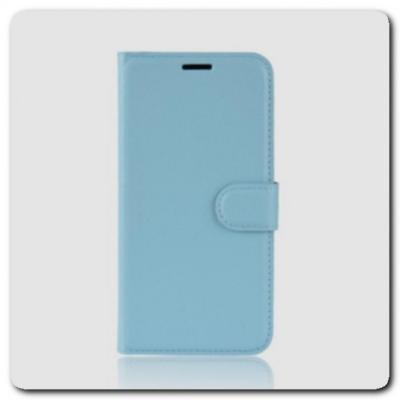Чехол Книжка Book Wallet с Визитницей и Кошельком для Samsung Galaxy A10 Голубой