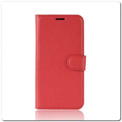 Чехол Книжка Book Wallet с Визитницей и Кошельком для Samsung Galaxy Note 10 Красный