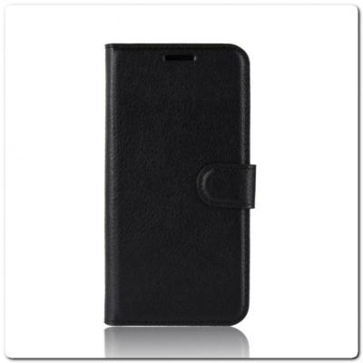 Чехол Книжка Book Wallet с Визитницей и Кошельком для Samsung Galaxy Note 10+ / Note 10 Plus Черный