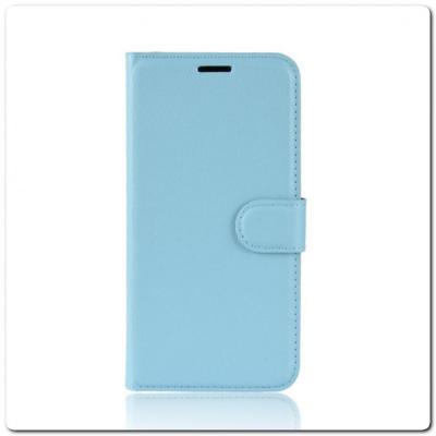 Чехол Книжка Book Wallet с Визитницей и Кошельком для Samsung Galaxy Note 10+ / Note 10 Plus Синий