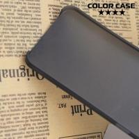Ультратонкий пластиковый чехол для Samsung Galaxy A3 чёрный