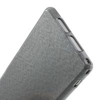 Силиконовый чехол для Sony Xperia Z1 серый Shine
