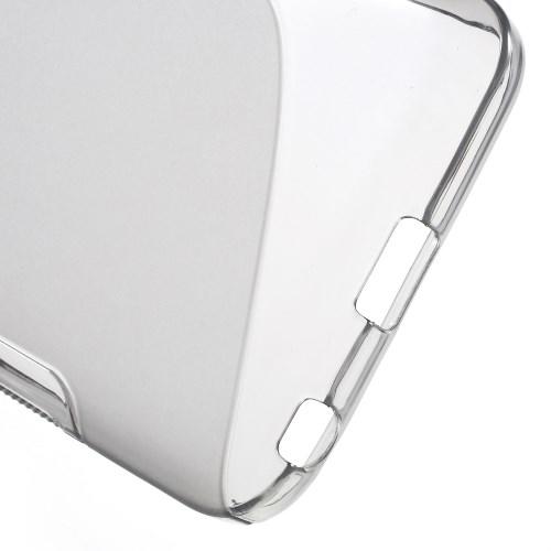 Силиконовый чехол для LG Nexus 5X серый S-образный