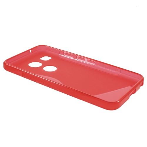 Силиконовый чехол для LG Nexus 5X красный S-образный