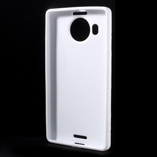 Силиконовый чехол для Microsoft Lumia 950 XL белый S-образный
