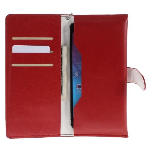 Чехол-футляр для смартфона LeatherGuard красный цвет