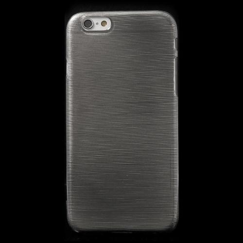 Силиконовый чехол для iPhone 6 черный Shine