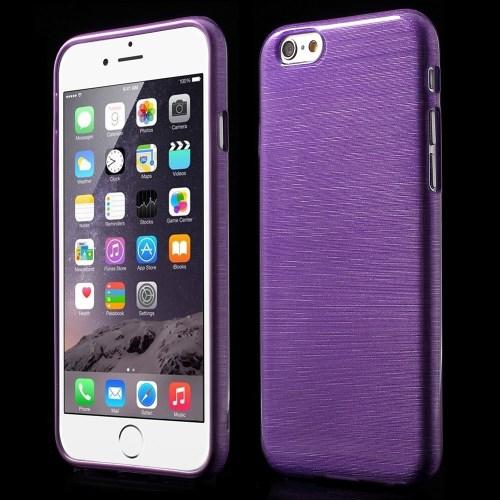 Силиконовый чехол для iPhone 6 фиолетовый Shine