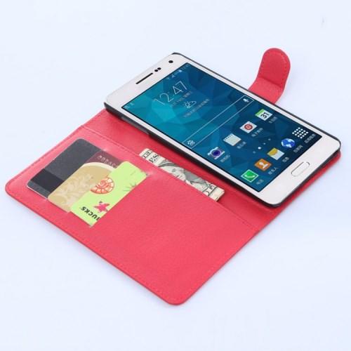 Чехол книжка для Samsung Galaxy A7, Galaxy A7 Duos - Красный