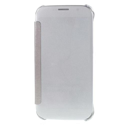 Чехол для Samsung Galaxy S6 с функцией "Прозрачное окно" - серый