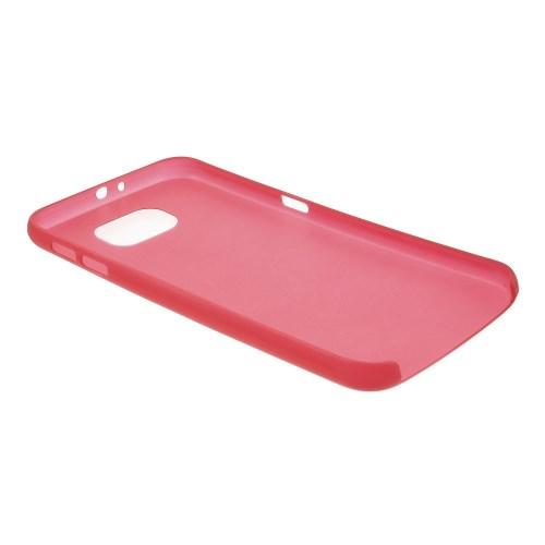 Ультратонкий пластиковый чехол для Samsung Galaxy S6 красный
