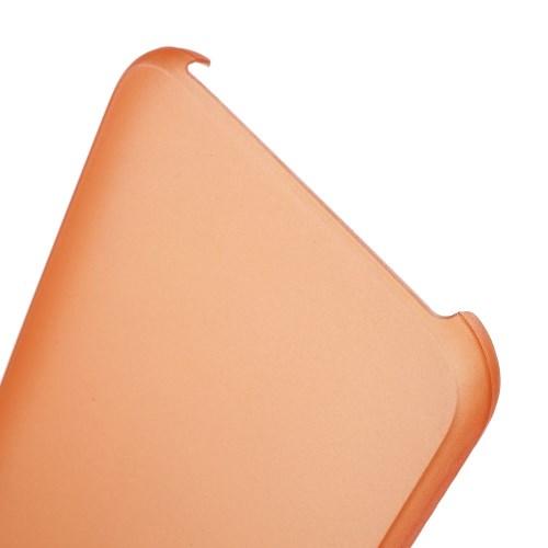 Ультратонкий пластиковый чехол для Samsung Galaxy S6 оранжевый