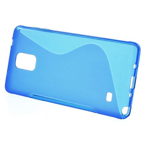 Силиконовый чехол для Samsung Galaxy Note 4 синий