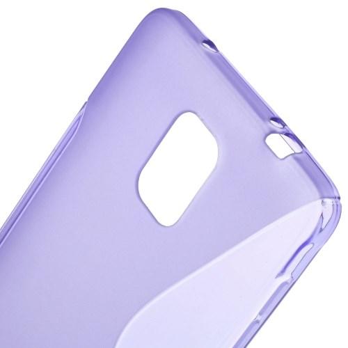 Силиконовый чехол для Samsung Galaxy Note 4 фиолетовый