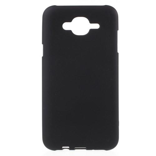 Матовый силиконовый чехол для Samsung Galaxy J7 чёрный