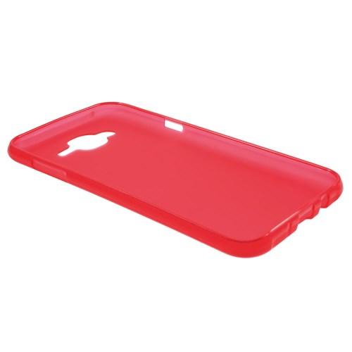 Матовый силиконовый чехол для Samsung Galaxy J7 красный