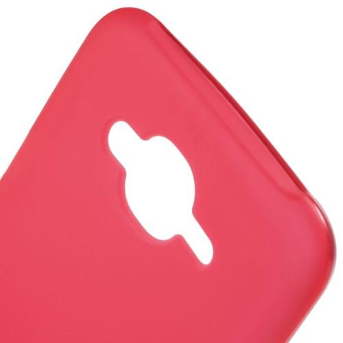 Матовый силиконовый чехол для Samsung Galaxy J7 красный