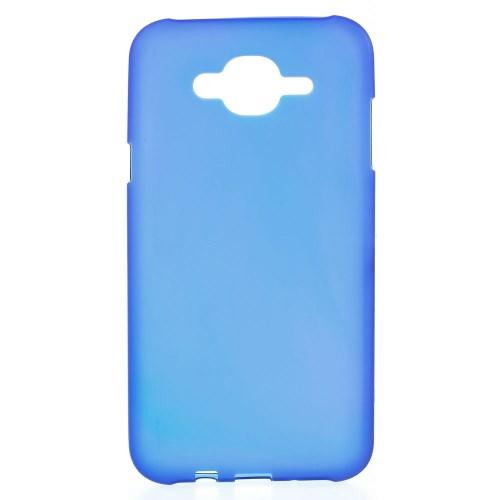 Матовый силиконовый чехол для Samsung Galaxy J7 синий