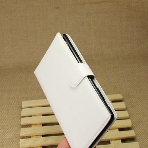 Чехол книжка для Sony Xperia T3 белый Litchicase