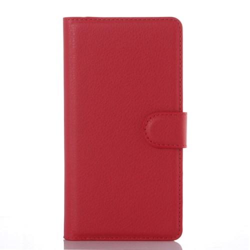 Чехол книжка для Sony Xperia M5 / M5 Dual - красный