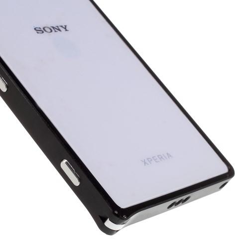 Алюминиевый бампер для Sony Xperia Z2 черный
