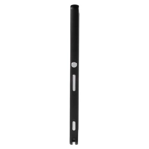 Металлический ультратонкий бампер для Sony Xperia Z3+ / Z3+ dual чёрный