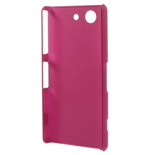 Чехол кейс для Sony Xperia Z3 Compact пластиковый розовый