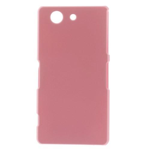 Чехол кейс для Sony Xperia Z3 Compact пластиковый светло-розовый