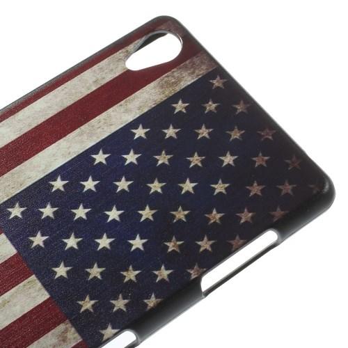 Пластиковый чехол для Sony Xperia Z3 American Flag