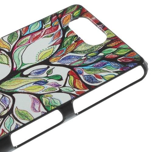 Чехол кейс для Sony Xperia Z3 Compact пластиковый с орнаментом Colorful Tree