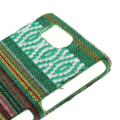 Чехол кейс для Sony Xperia Z3 Compact пластиковый Green Texture