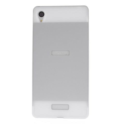 Металлический чехол для Sony Xperia Z3 / Z3 Dual серебряный