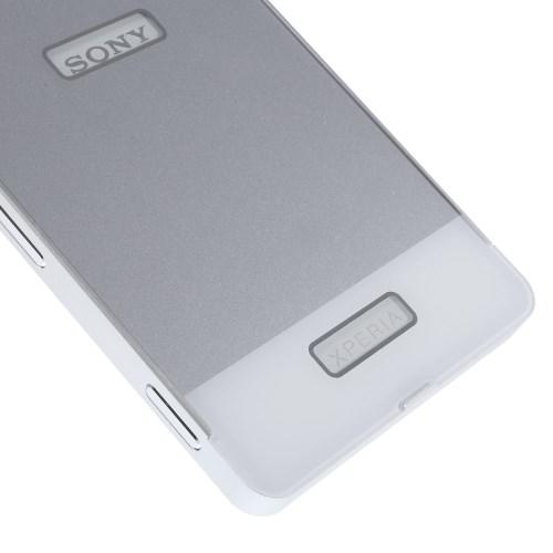 Металлический чехол для Sony Xperia Z3 / Z3 Dual серебряный