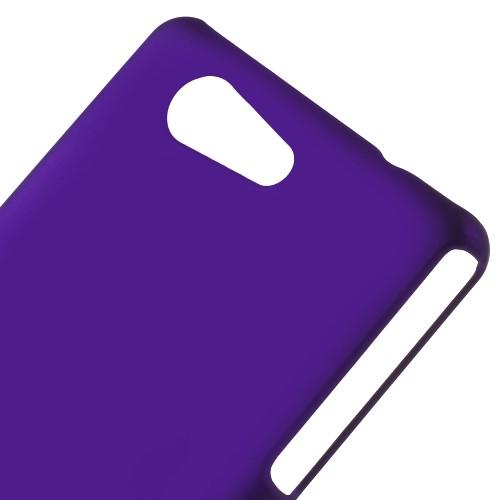 Чехол кейс для Sony Xperia Z3 Compact пластиковый фиолетовый