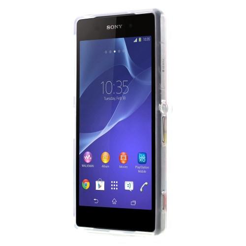 Силиконовый чехол для Sony Xperia Z2 Пара под зонтом