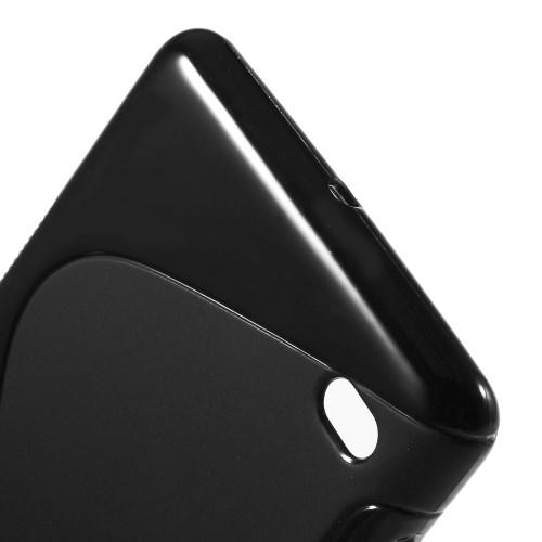 Силиконовый чехол для Sony Xperia C4 черный S-Shape