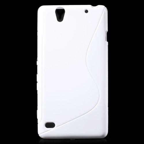 Силиконовый чехол для Sony Xperia C4 белый S-Shape