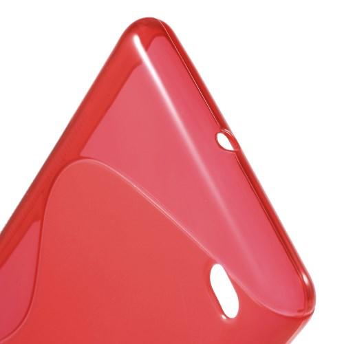 Силиконовый чехол для Sony Xperia C4 красный S-Shape