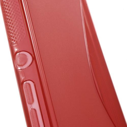 Силиконовый чехол для Sony Xperia M5 красный S-Shape